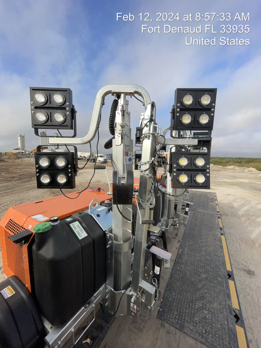 2023 Wanco WLTT-4MM4K Diesel, Deep Sea Controller, Shore Power Plug, Auto Start, (4) 350W LED Floodlights, 4kW Generator, 60 Gal Fuel Tank, 2" Ball, T3