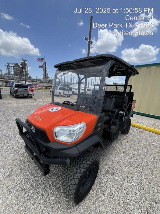 2022 Kubota RTV-X1140W-H Plastic Canopy, Windshield Acrylic Clear, LED Strobe Light, Wire Harness Kit, Back up Alarm