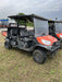 2022 Kubota RTV-X1140W-H Plastic Canopy, Windshield Acrylic Clear, LED Strobe Light, Wire Harness Kit, Back up Alarm