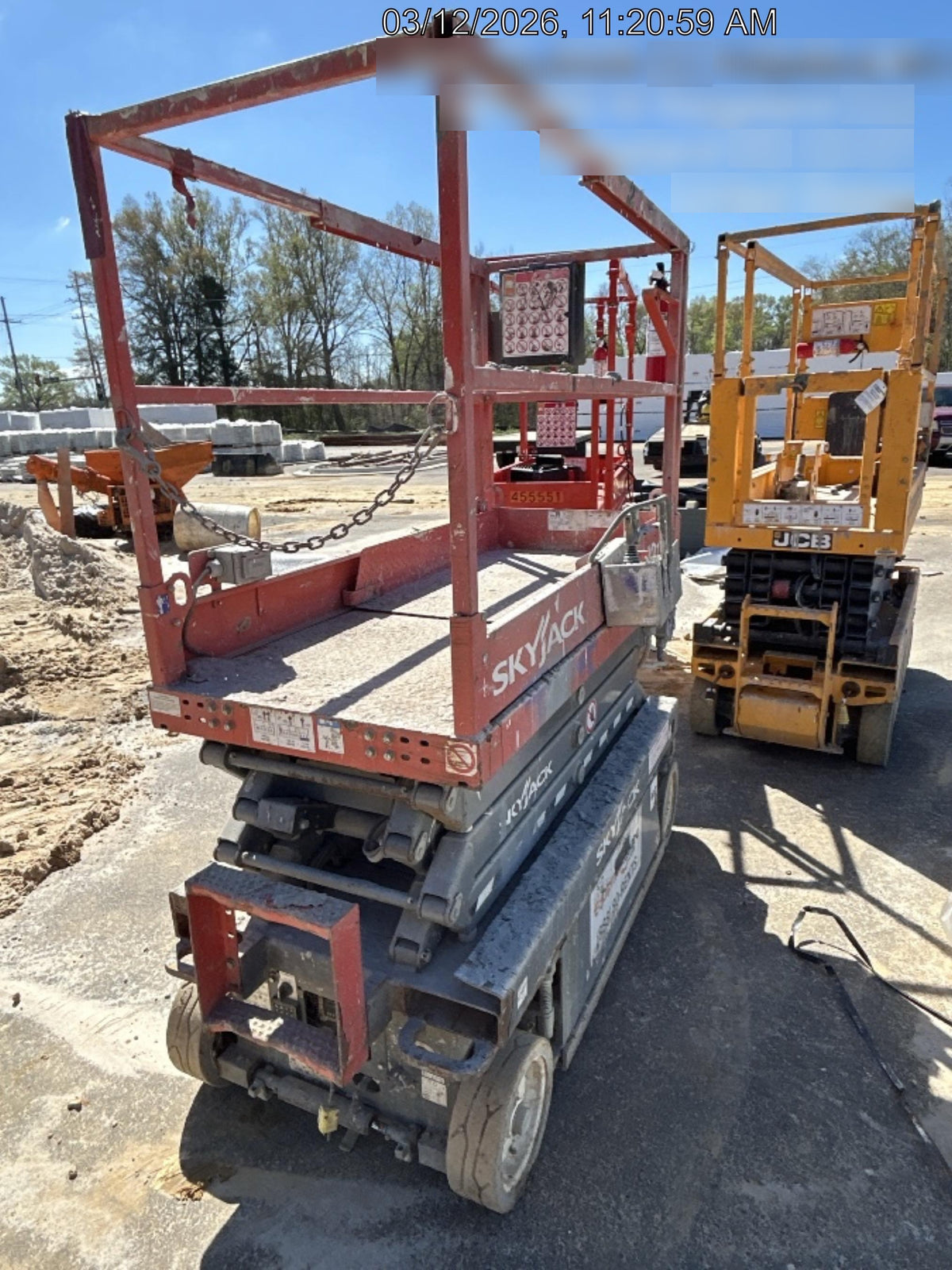 2018 Skyjack SJIII-3219 Skyjack SJIII3219 Scissor Lift w/Trojan Batteries