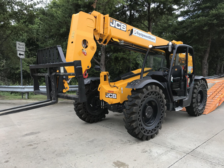 2020 JCB 509-42 Canopy, Solid Tires, Work Lights, Beacon, Aux Hydraulics, Back up Alarm, Lifting Eye, ES Decals