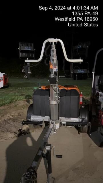 2024 Wanco WLTT-4MM4K Diesel, Deep Sea Controller, Shore Power Plug, Auto Start, (4) 350W LED Floodlights, 4kW Generator, 60 Gal Fuel Tank, 2" Ball, T3