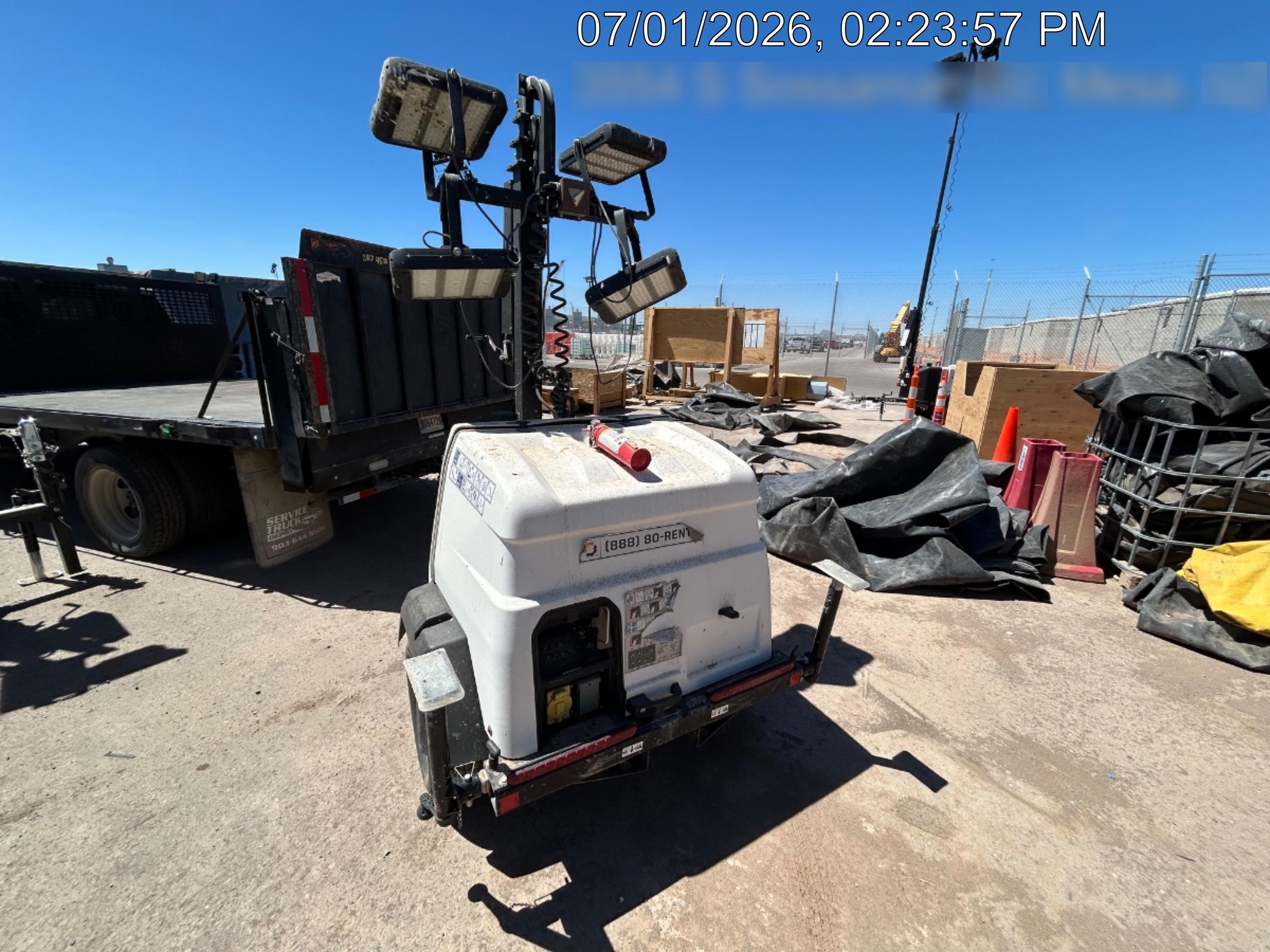 2023 Generac MLT2 Diesel, Flex Switch 120V Input, Powerzone Controller, (4) 320W LED Lights, 4kW Generator, 39.9 Gal Fuel Tank, 2" Ball, T3