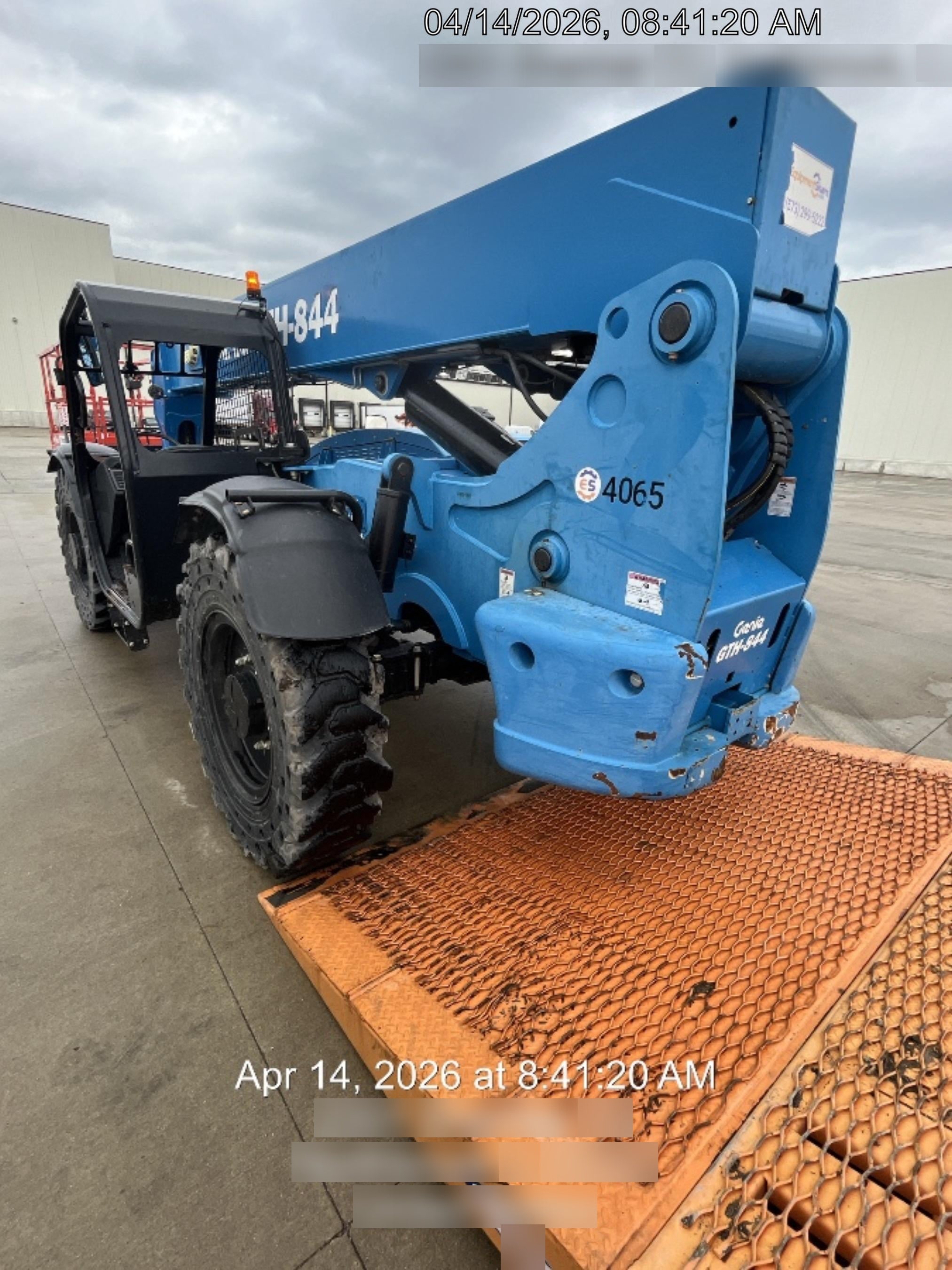 2016 Genie GTH-844 Genie GTH 844, Solid Tires, 60" carriage, Open ROPS