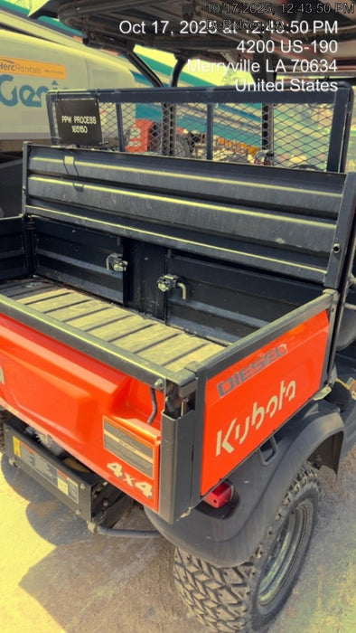 2021 Kubota RTV-X1140W-H Plastic Canopy, Windshield Acrylic Clear, LED Strobe Light, Wire Harness Kit, Back up Alarm