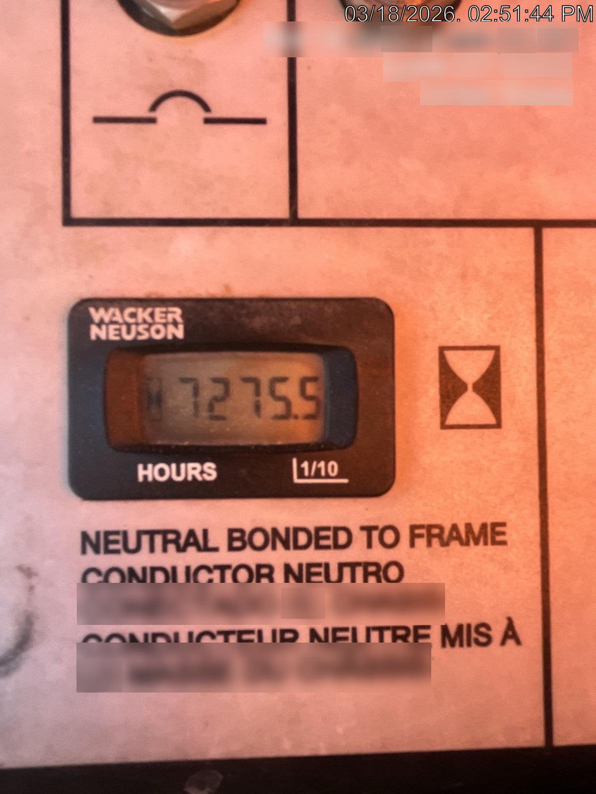 2018 Wacker Neuson LTV6L-MH Wacker Neuson LTV6L Mobile Light Tower w/Fuel Level Sensor Installed