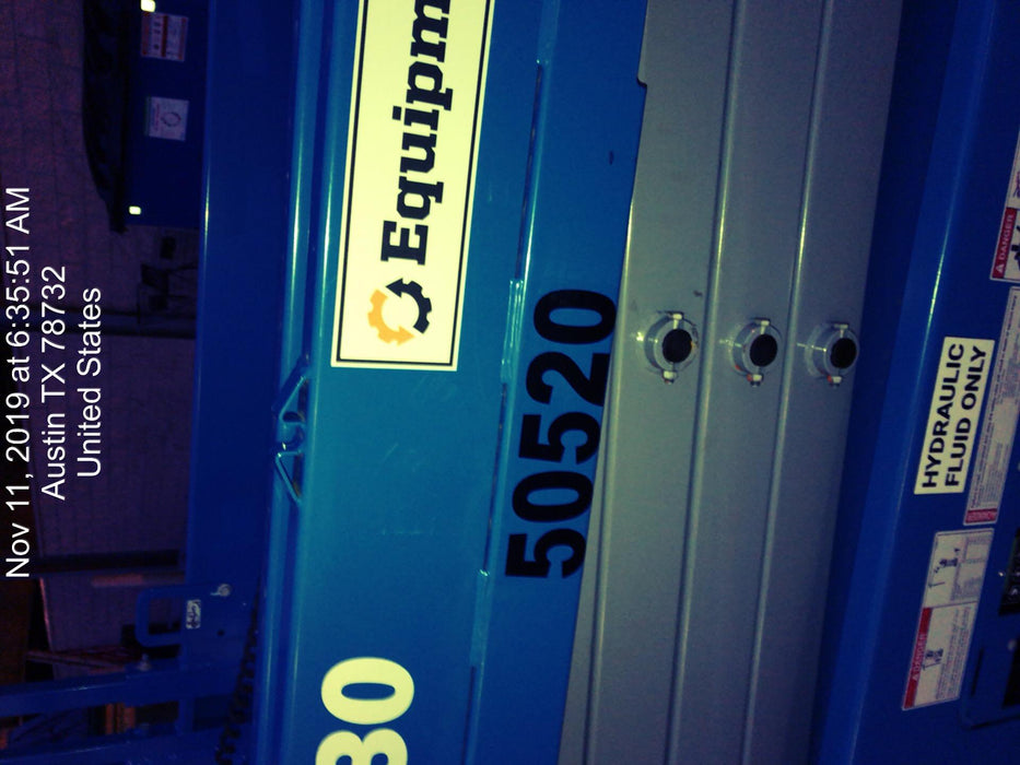 2019 Genie GS-1930 Fixed Rails with Chain Entry