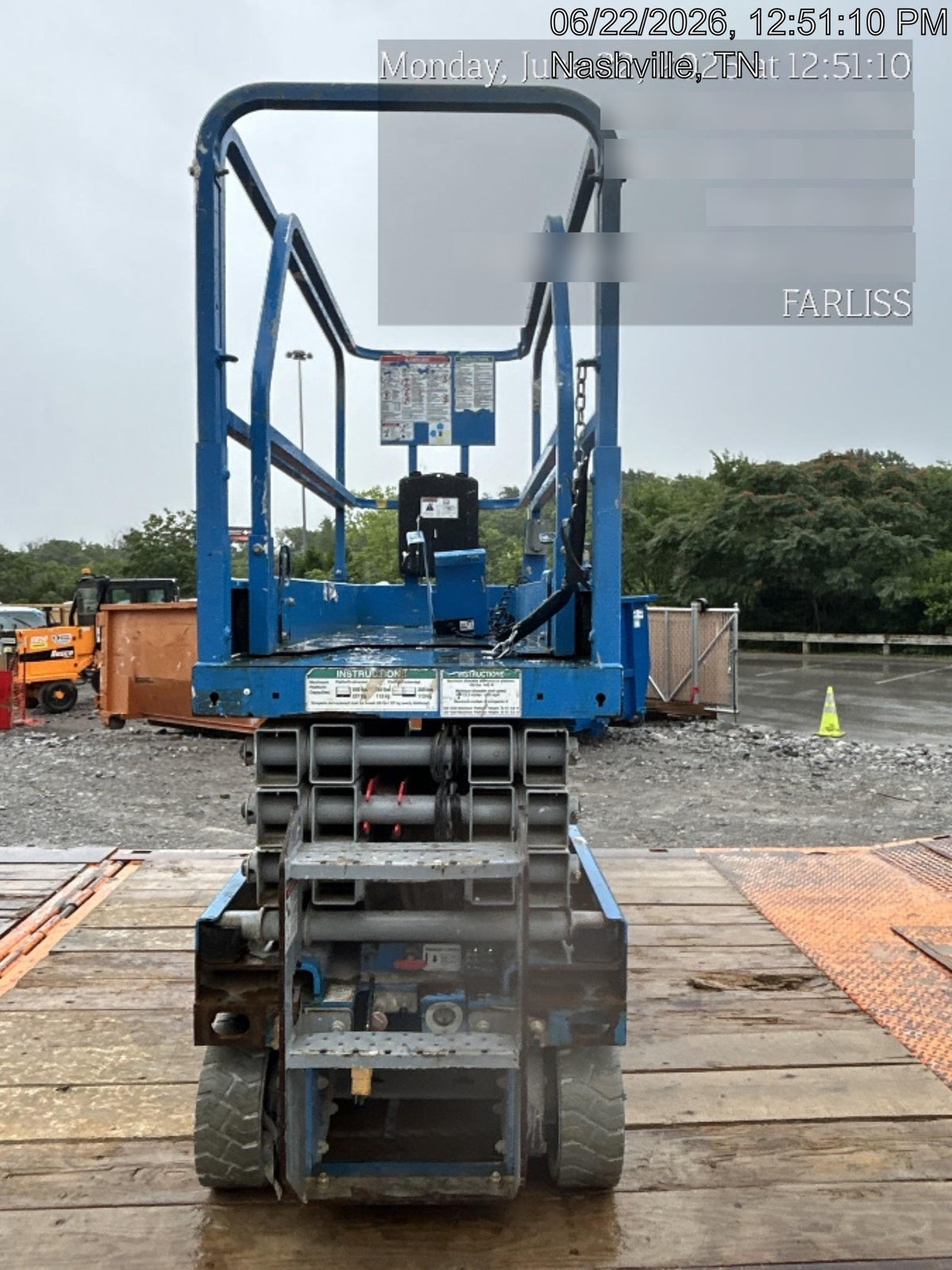 2019 Genie GS-1930 Fixed rails with chain Entry