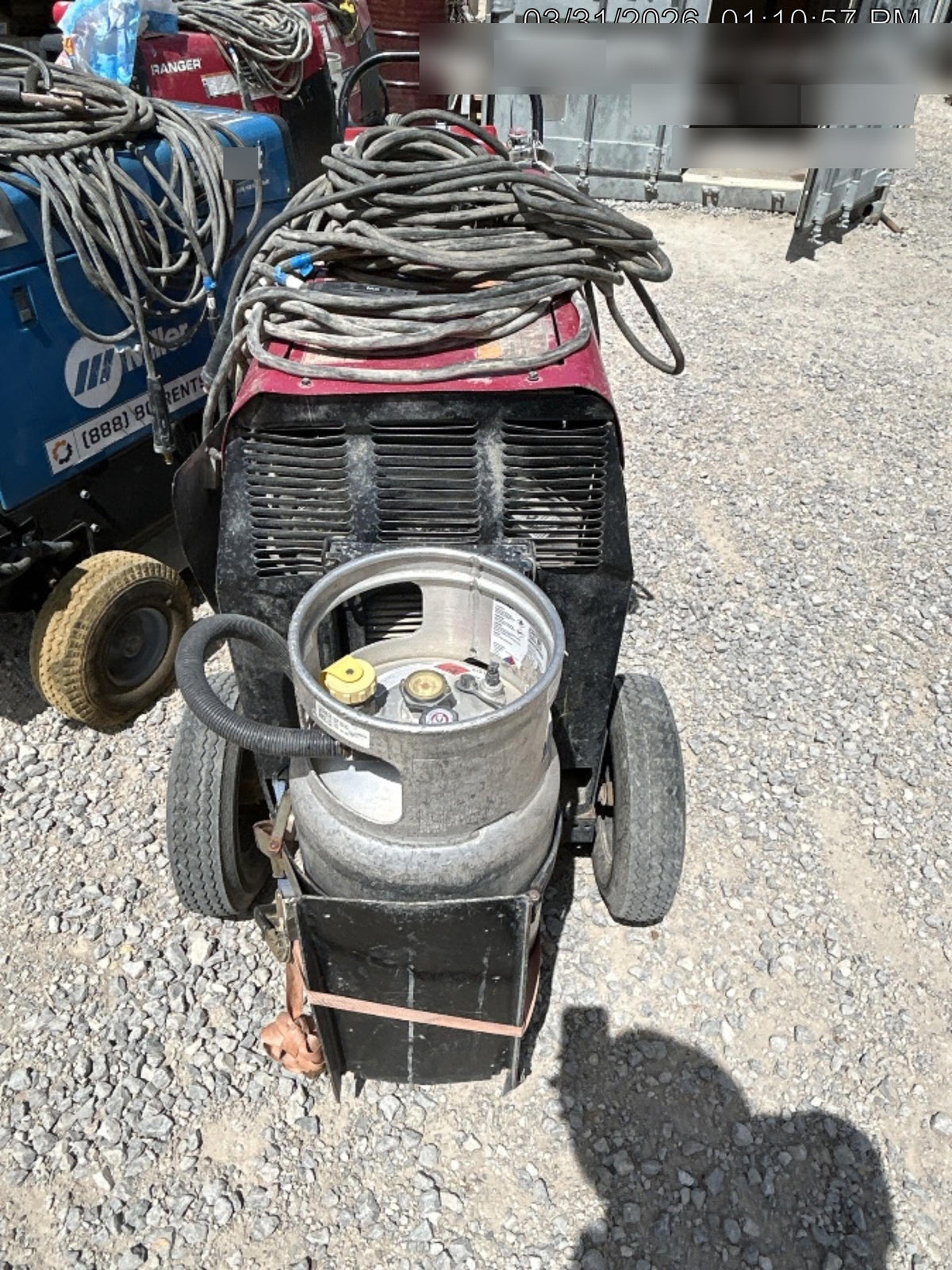 2021 Lincoln Electric Ranger 305 LPG K3430-1, Ranger 305 LPG, Undercarriage, Tank Holder & Strap, 10kw AC Gen, 25hp Kohler LPG Eng