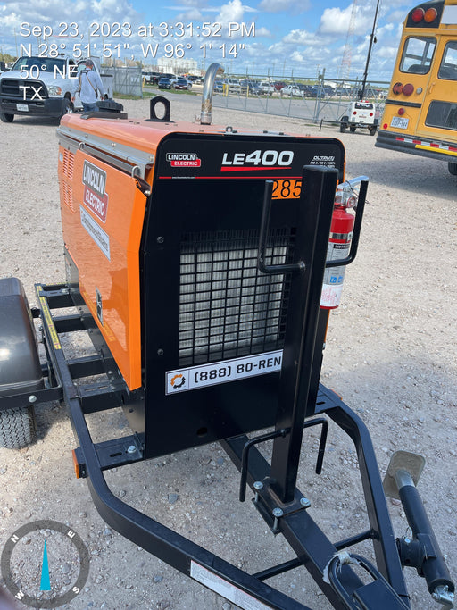 2022 Lincoln Electric LE400 Kubota V1505, Trlr, Cable Rack, Light Kit, ES Decals, T3