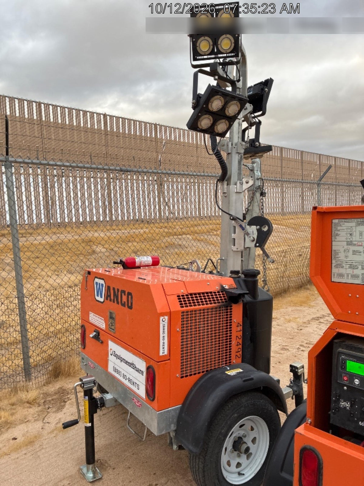 2024 Wanco WLTT-4MM4K Diesel, Deep Sea Controller, Shore Power Plug, Auto Start, (4) 350W LED Floodlights, 4kW Generator, 60 Gal Fuel Tank, 2" Ball, T3