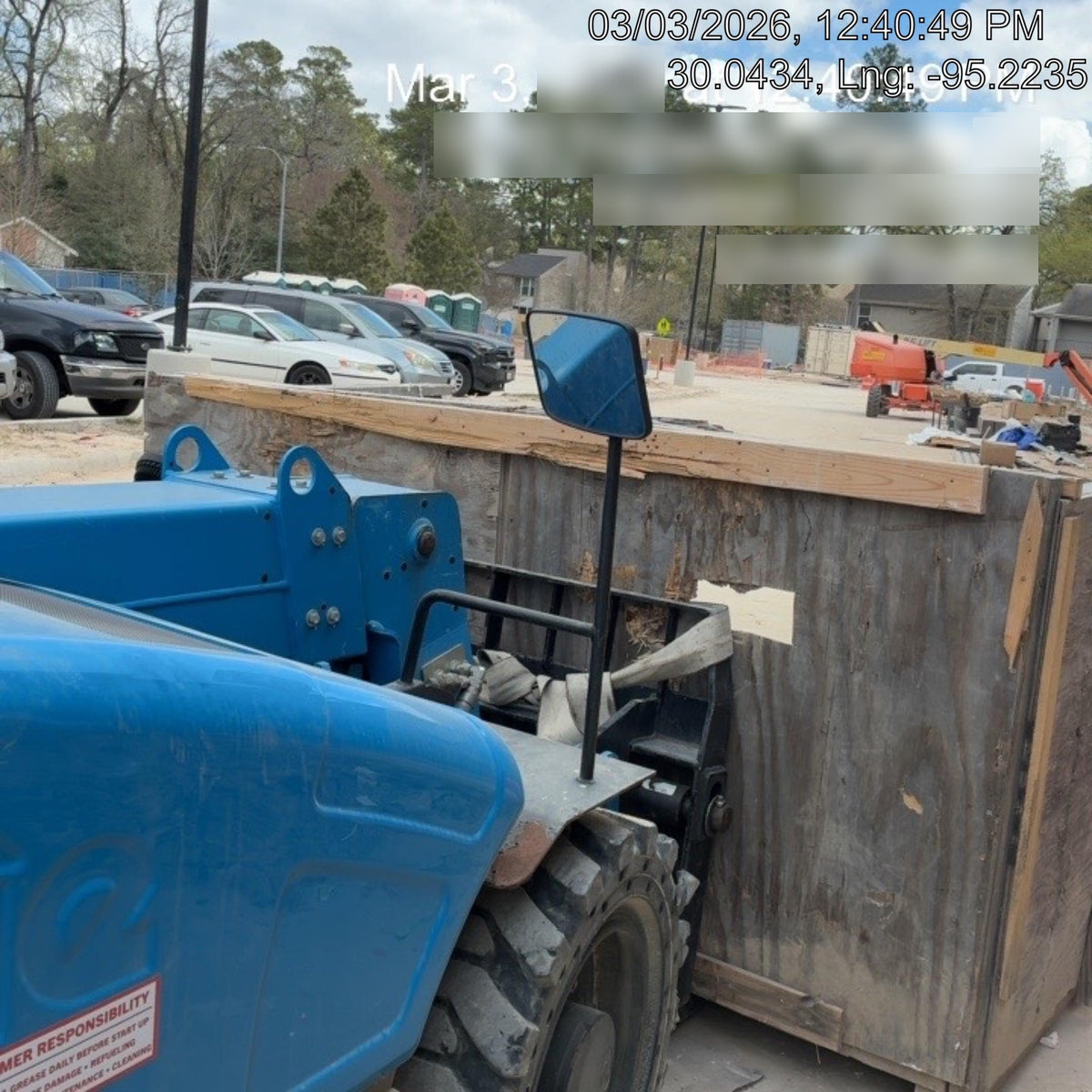 2020 Genie GTH-5519 Cab/Heat/Air, Solid Tires, Work Lights, Beacon, Aux Hydraulics, Back up Alarm