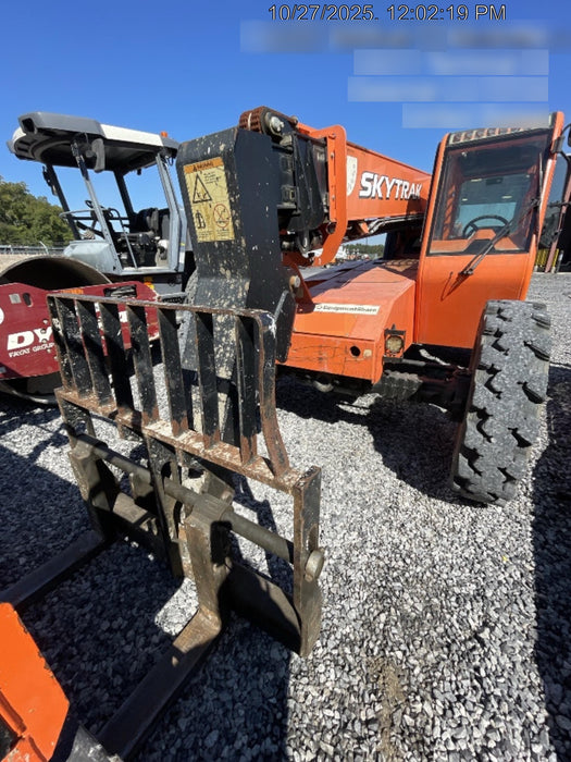 2019 Skytrak 6036 Cab/Heat/Air, Solid Tires, LED Work Lights, Beacon w/50" Carriage, 48" Pallet Forks