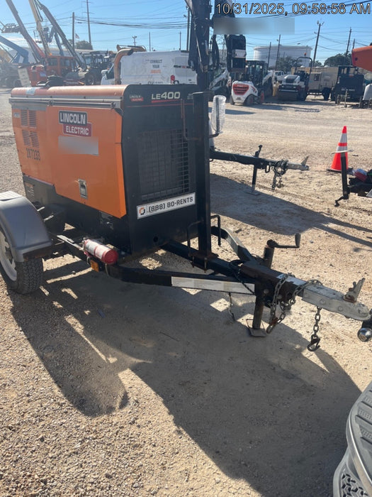 2022 Lincoln Electric LE400 Kubota V1505, Trlr, Cable Rack, Light Kit, ES Decals, T3