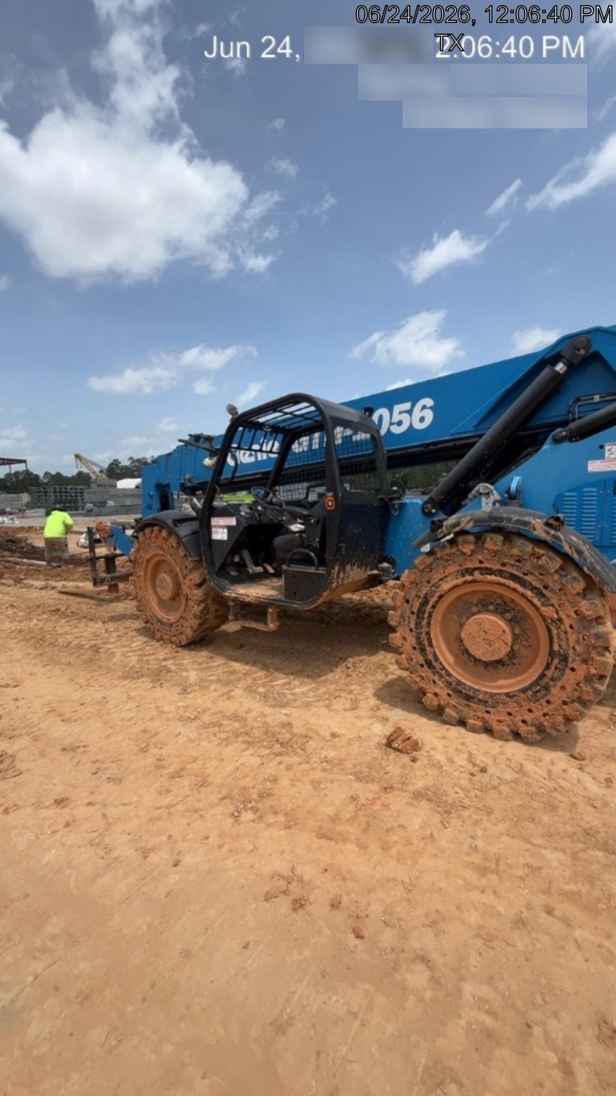 2017 Genie GTH-1056 Genie GTH1056, Solid Tires, 60" carriage, Light Kit, Open ROPS