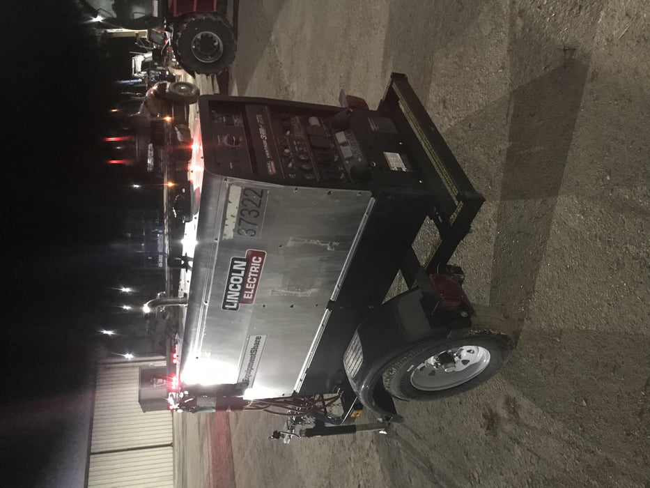 2019 Lincoln Electric Vantage 322 Ready-Pak 3, Two Wheel Trailer, Fender and Light Kit, Cable Rack