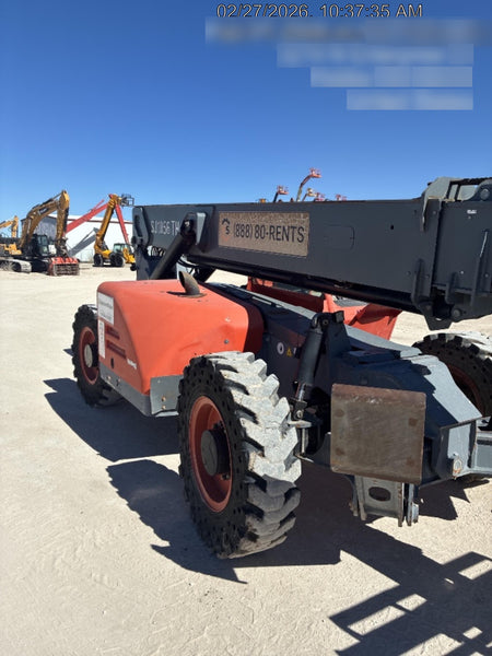 2018 Skyjack SJ1056 TH Skyjack 1056 TH Telehandler w/Open ROPS, Work Lights/Beacon, Solid Tires, 60" Carriage and Forks