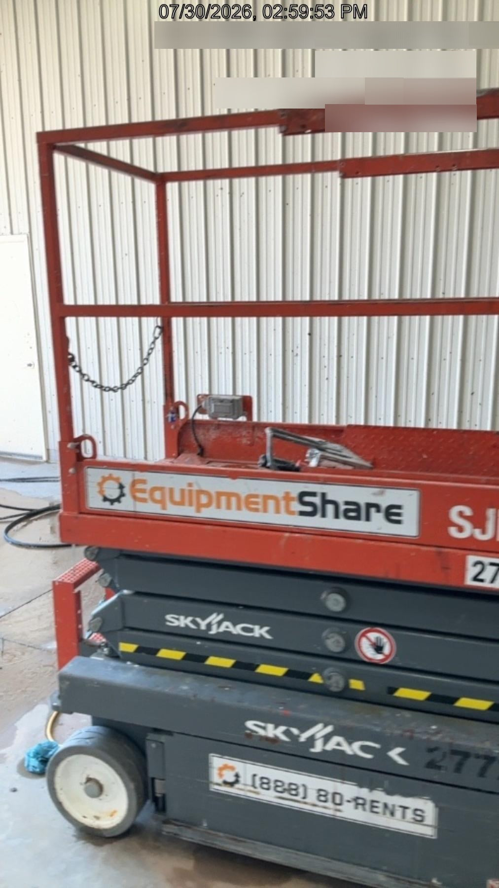 2019 Skyjack SJIII-3219 Standard Options