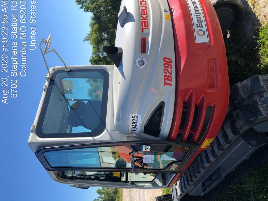 2020 TAKEUCHI TB290C