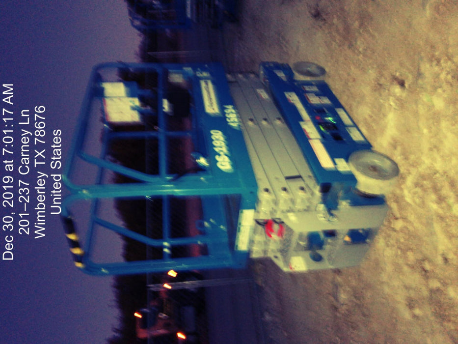 2019 Genie GS-1930 Fixed rails with chain Entry