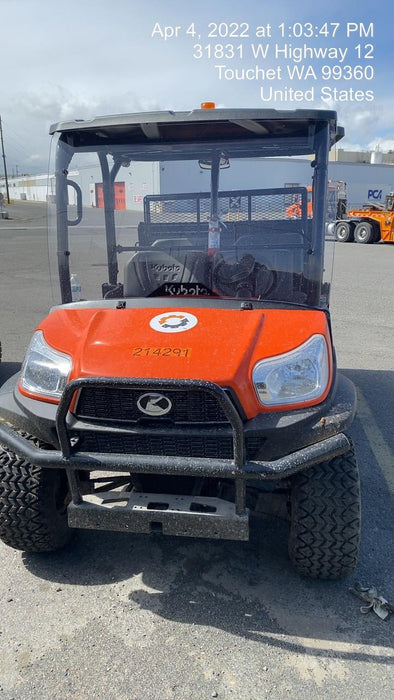 2022 Kubota RTV-X1140W-H Plastic Canopy, Windshield Acrylic Clear, LED Strobe Light, Wire Harness Kit, Back up Alarm