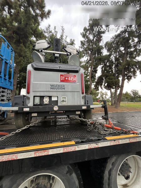 2019 Wacker Neuson LTV6L-MH Wacker Neuson LTV6L Mobile Light Tower w/Fuel Level Sensor Installed