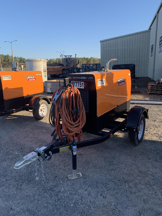 2021 Lincoln Electric Vantage 322 Vantage 322 Ready Pak 3 w/ Decals, ORANGE (includes trailer, cable rack, fender light kit) NO Telematics