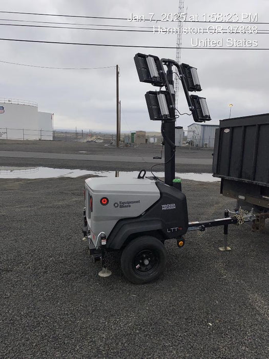 2024 Wacker Neuson LTT4 Diesel, Kohler KDW702, Deep Sea Controller, Auto Start, LED 320W, Bypass Outlet, T3