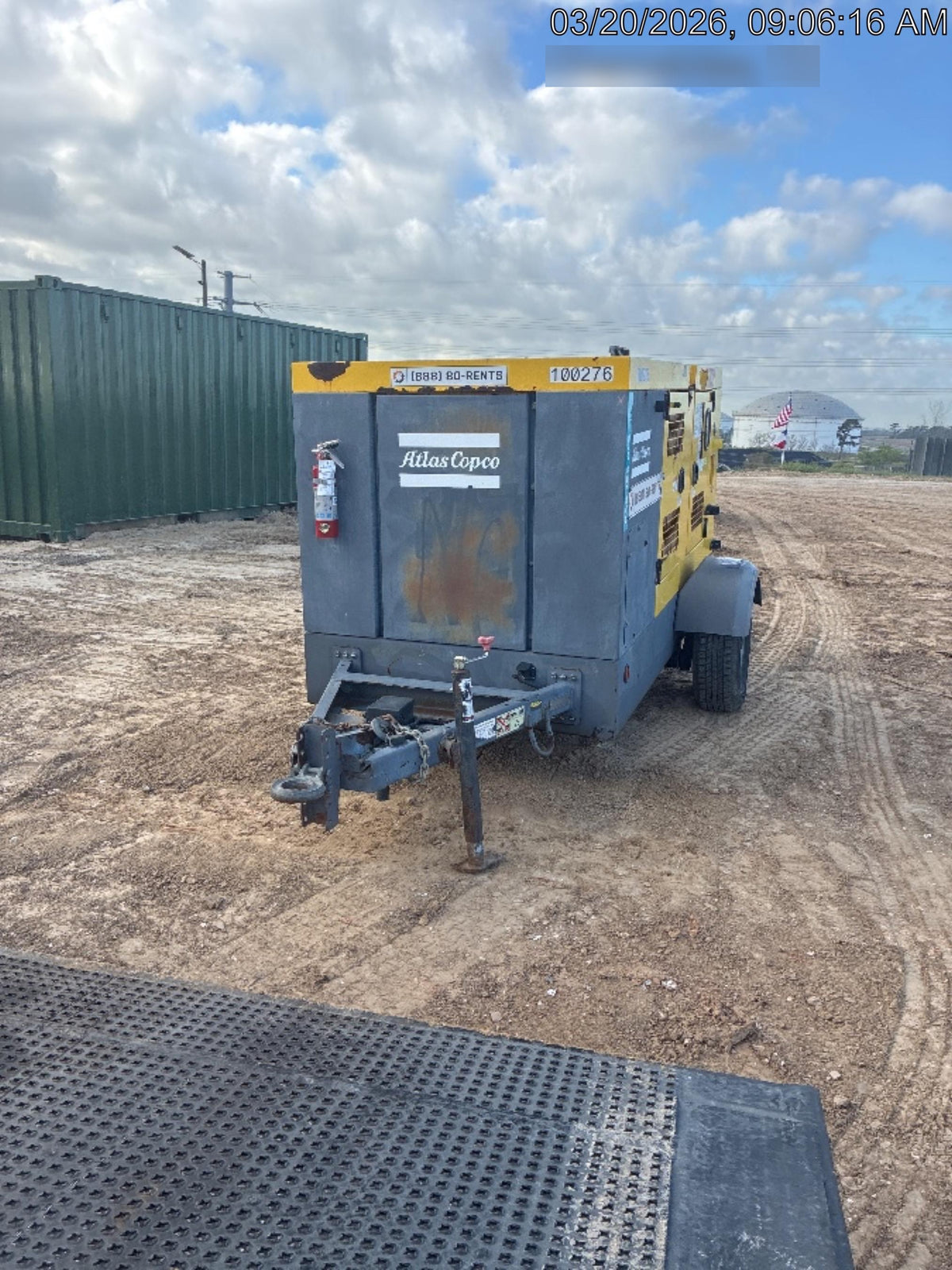 2020 ATLAS COPCO PAS 150 HF CS Enclosed