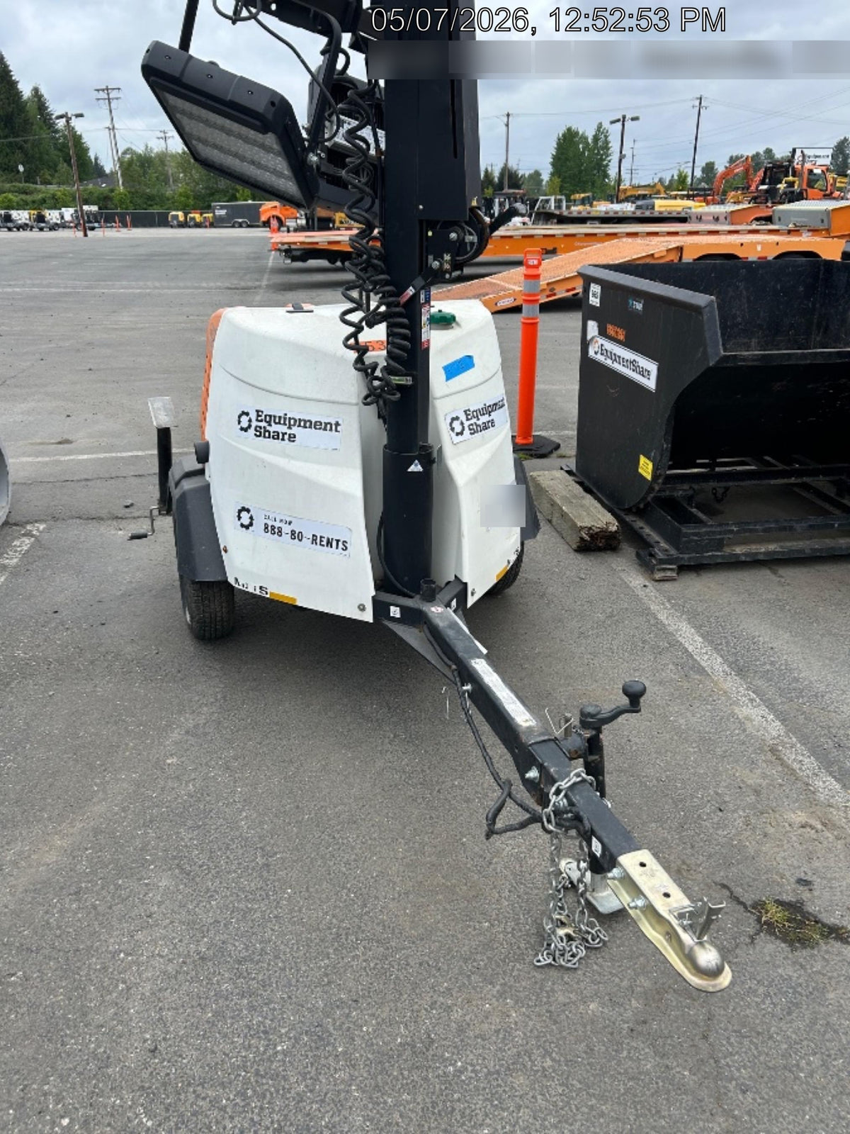 2023 Generac MLT2 Diesel, Flex Switch 120V Input, Powerzone Controller, (4) 320W LED Lights, 4kW Generator, 39.9 Gal Fuel Tank, 2" Ball, T3