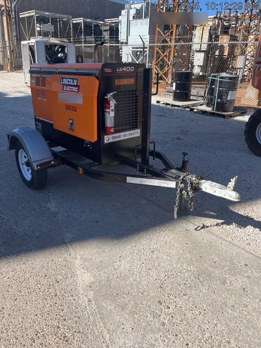 2022 Lincoln Electric LE400 Kubota V1505, Trlr, Cable Rack, Light Kit, ES Decals, T3