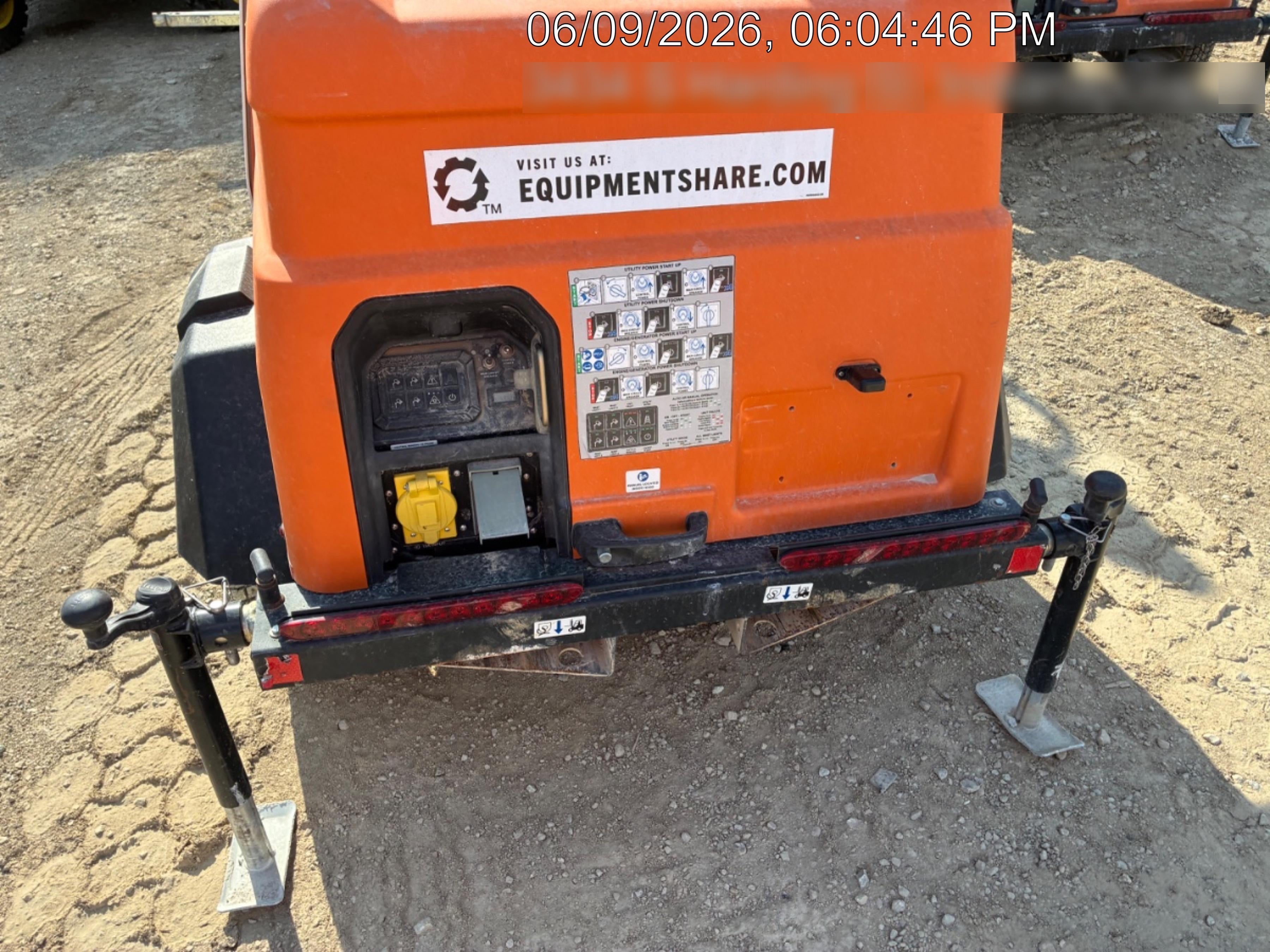 2023 Generac MLT2 Diesel, Flex Switch 120V Input, Powerzone Controller, 
(4) 320W LED Lights, 4kW Generator, 39.9 Gal Fuel Tank, 2" Ball, T3