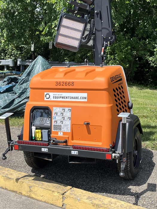 2023 Generac MLT2 Diesel, Flex Switch 120V Input, Powerzone Controller, 
(4) 320W LED Lights, 4kW Generator, 39.9 Gal Fuel Tank, 2" Ball, T3