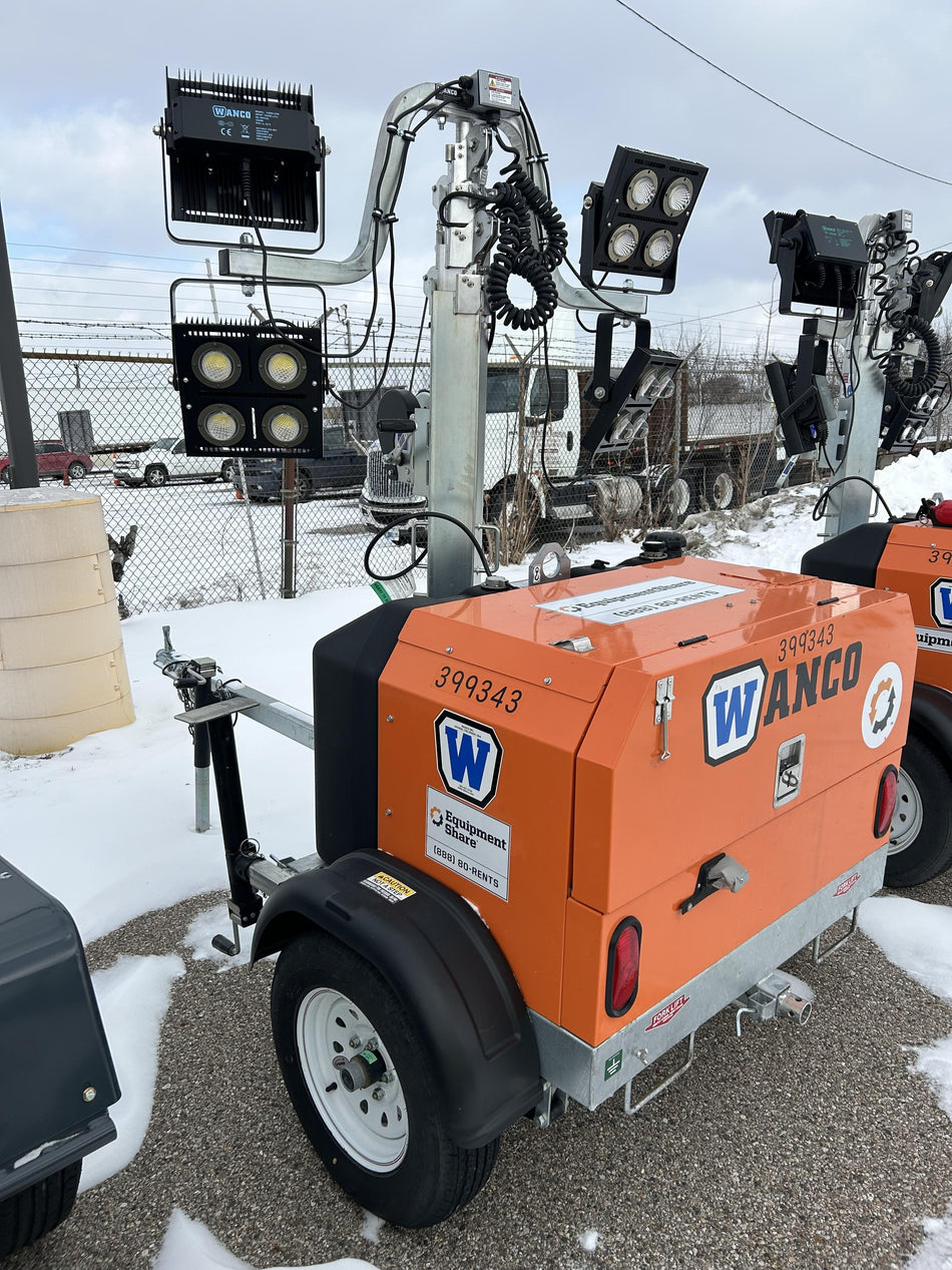 2024 Wanco WLTT-4MM4K Diesel, Deep Sea Controller, Shore Power Plug, Auto Start, (4) 350W LED Floodlights, 4kW Generator, 60 Gal Fuel Tank, 2" Ball, T3