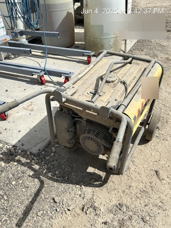 2021 Wacker Neuson GP6600A Standard 6.6kW Generator, Includes Wheel Kit. P/N: 5100042220