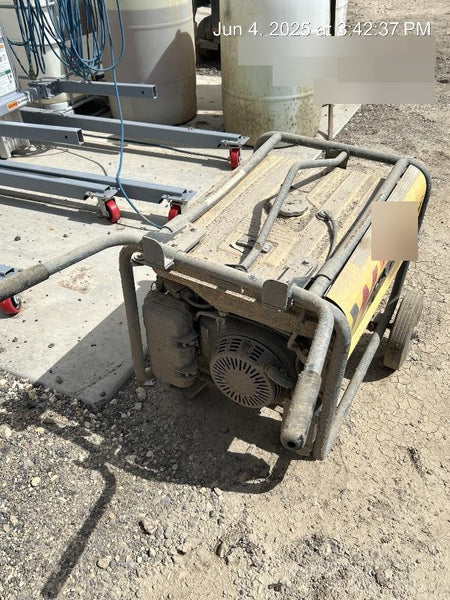 2021 Wacker Neuson GP6600A Standard 6.6kW Generator, Includes Wheel Kit. P/N: 5100042220