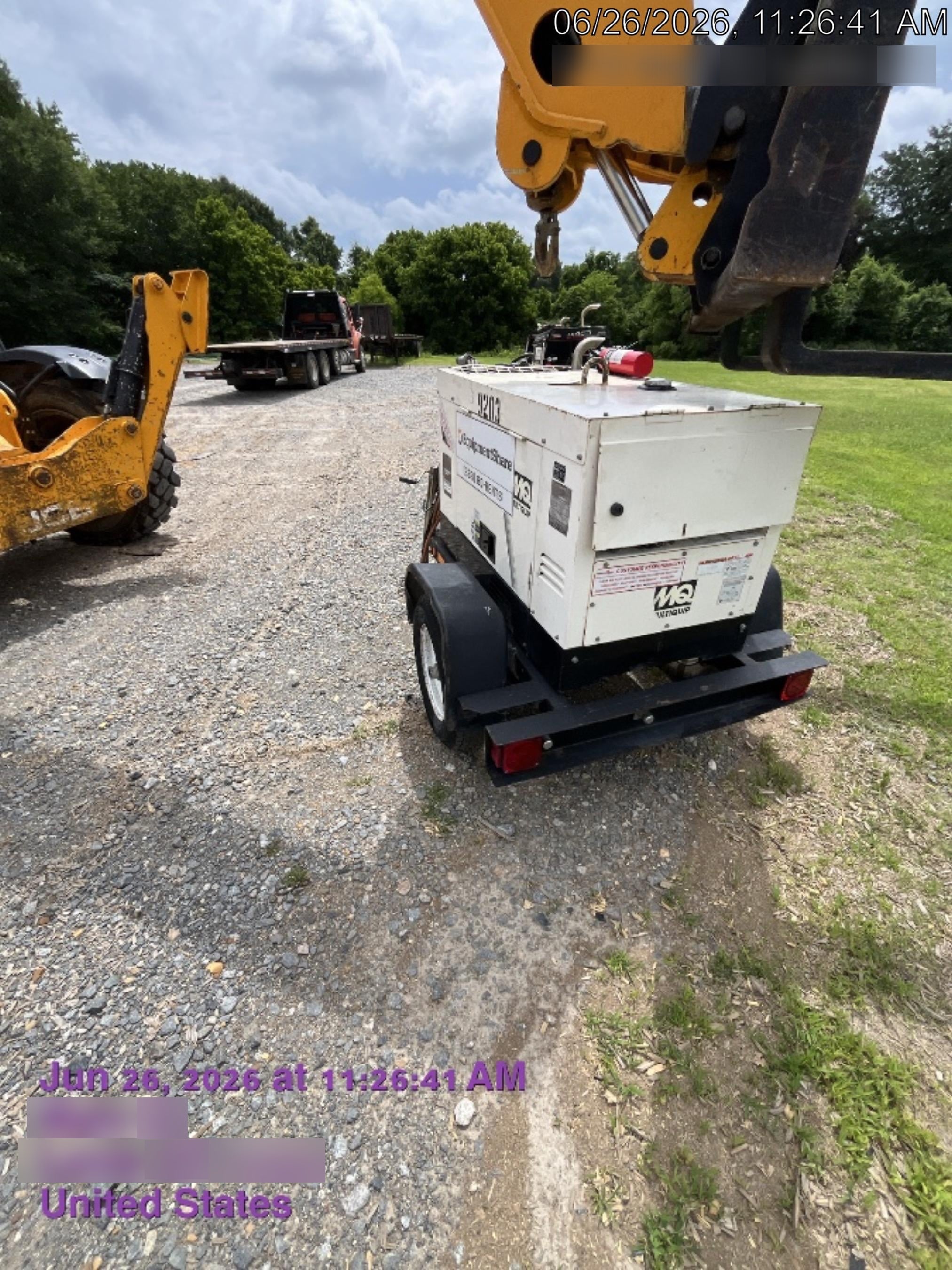 2018 Multiquip DLW300ESA1 Multiquip DLW300ESA1 300 Amp Welder w/Trailer, 100' of Lead, 50' of Ground, Wired Remotes