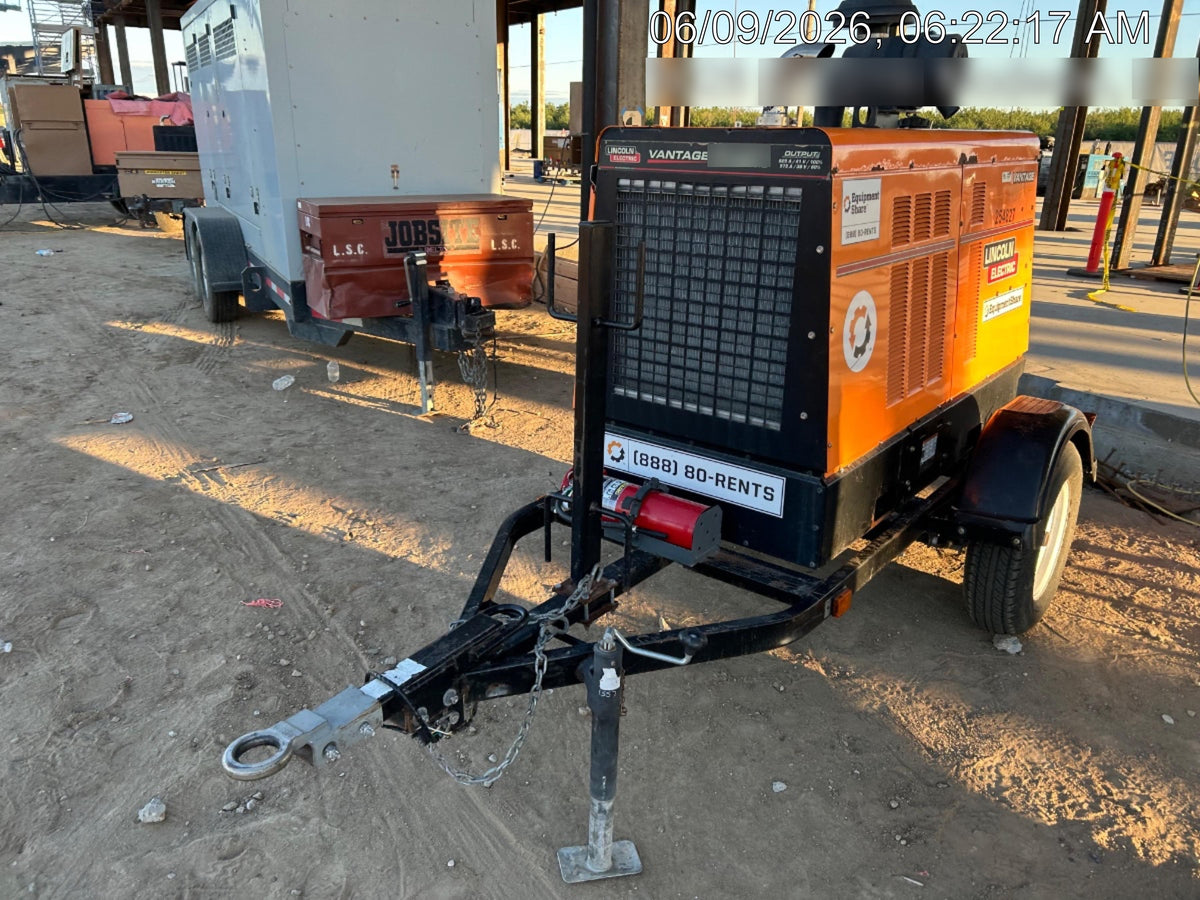 2022 Lincoln Electric Vantage 549X Crosslink Technology, Trailer Mounted, ES Decals, T3
