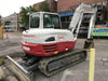 2019 Takeuchi TB290 Cab/Heat/AC Rubber tracks, Dozer blade, Travel alarm, Auxiliary hydraulics Manual QC, Hydraulic thumb, 18", 24", and 36" Buckets