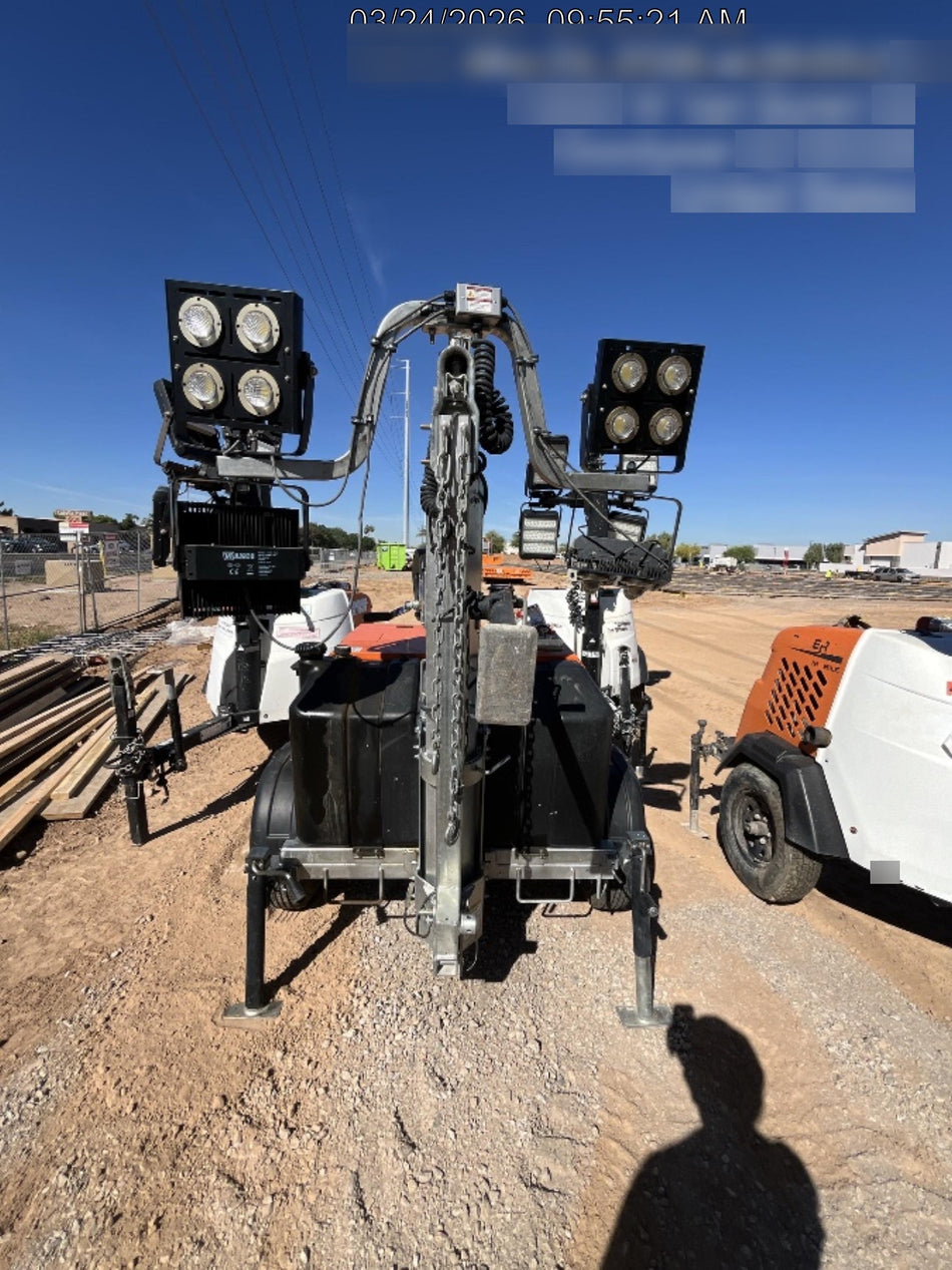 2024 Wanco WLTT-4MM4K Diesel, Deep Sea Controller, Shore Power Plug, Auto Start, (4) 350W LED Floodlights, 4kW Generator, 60 Gal Fuel Tank, 2" Ball, T3