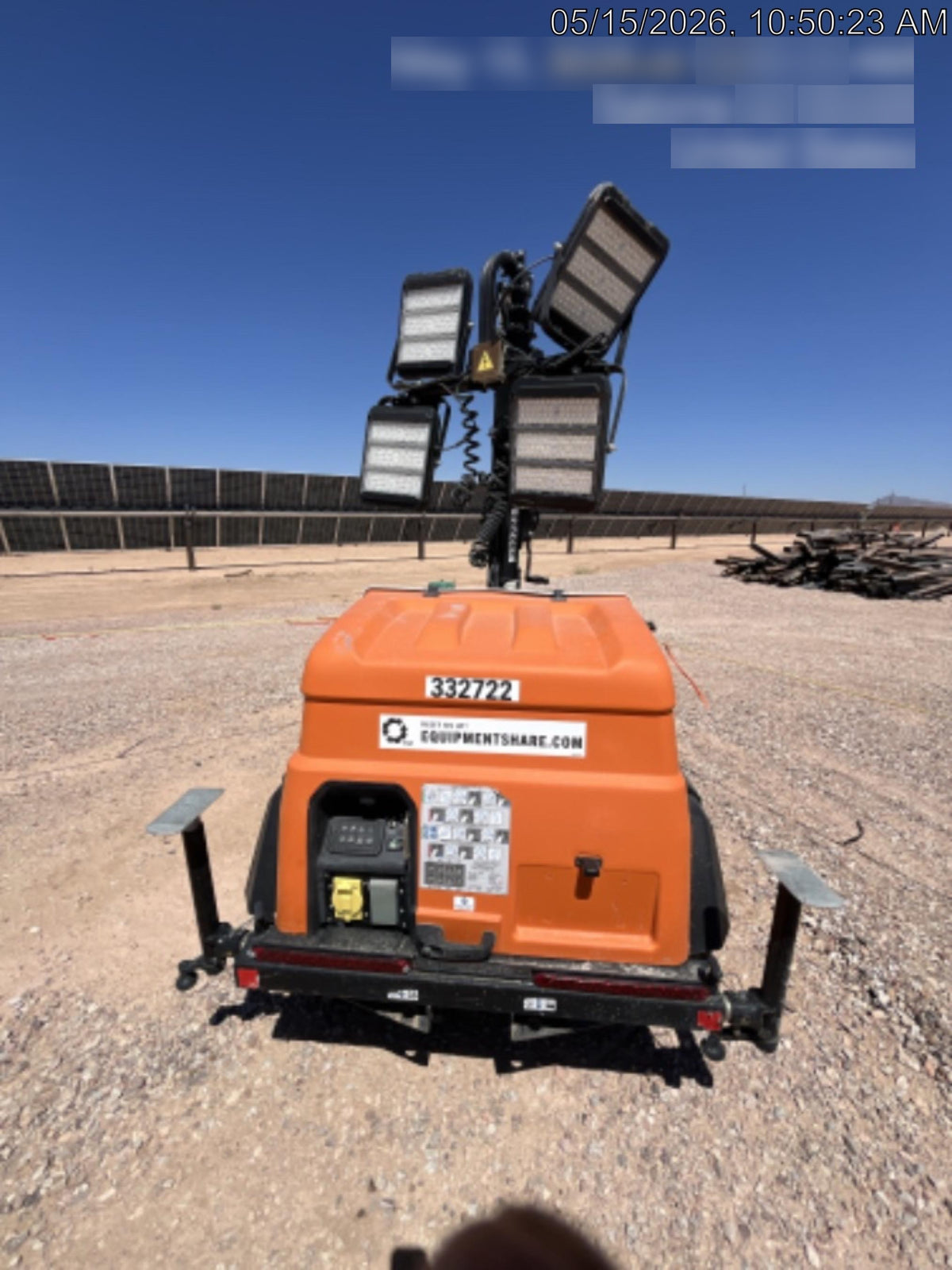 2023 Generac MLT2 Diesel, Flex Switch 120V Input, Powerzone Controller, (4) 320W LED Lights, 4kW Generator, 39.9 Gal Fuel Tank, 2" Ball, T3