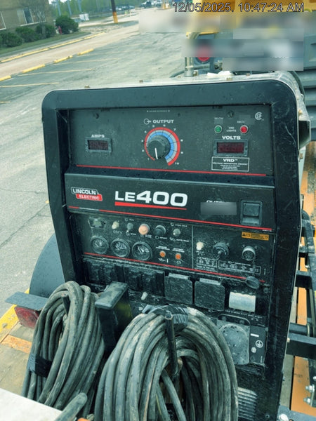 2024 Lincoln Electric LE400 Kubota V1505, Trlr, Cable Rack, Light Kit, ES Decals, T3