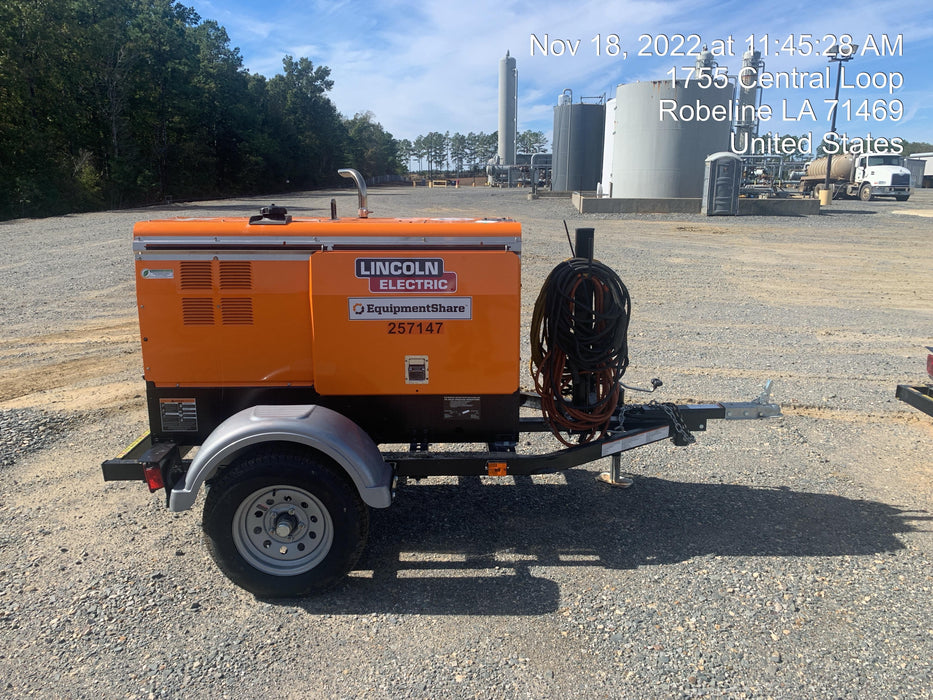 2022 Lincoln Electric LE400 Kubota V1505, Trlr, Cable Rack, Light Kit, ES Decals, T3