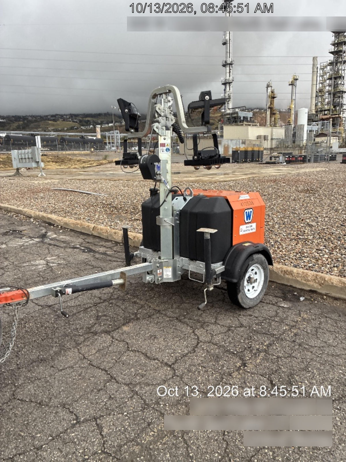 2024 Wanco WLTT-4MM4K Diesel, Deep Sea Controller, Shore Power Plug, Auto Start, (4) 350W LED Floodlights, 4kW Generator, 60 Gal Fuel Tank, 2" Ball, T3