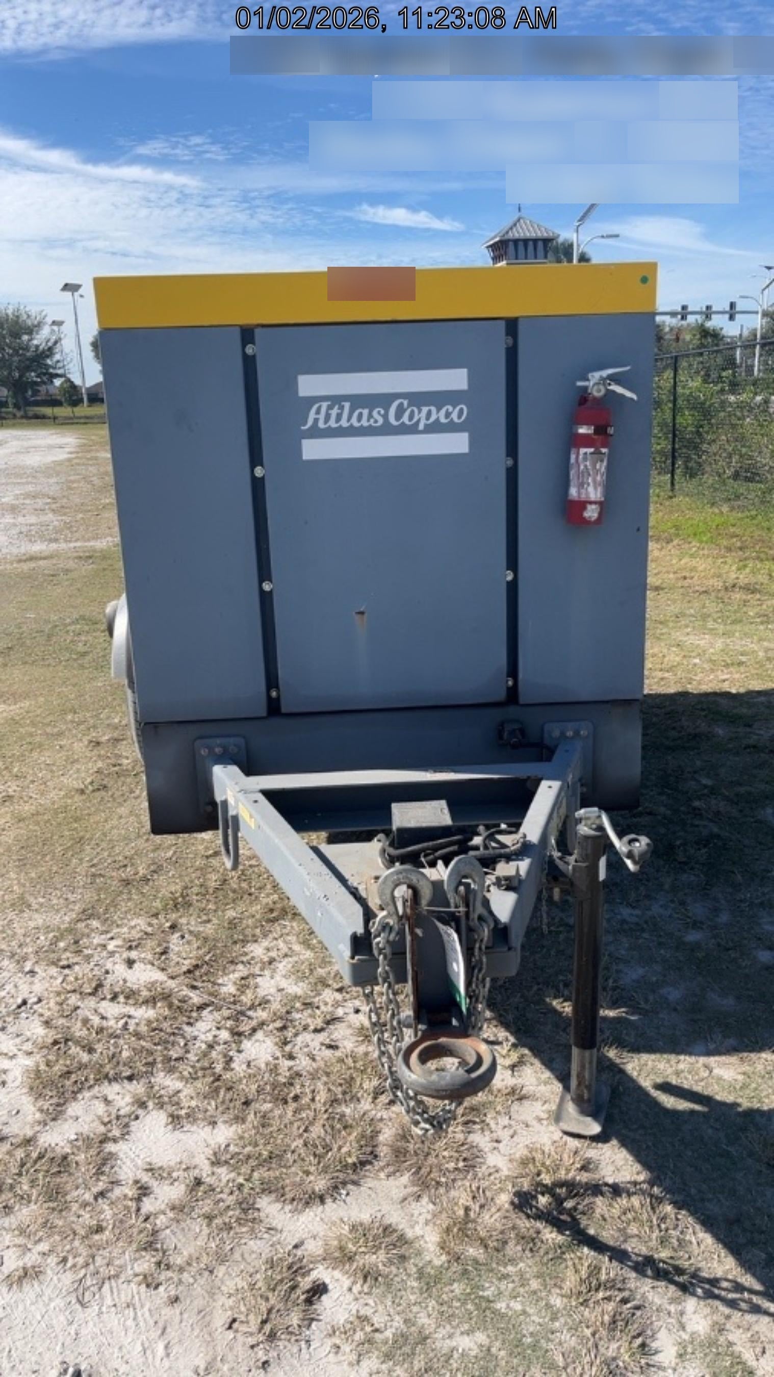 2020 ATLAS COPCO PAS 150 HF CS Enclosed
