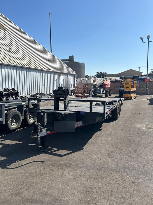 2025 TEXAS PRIDE TRAILERS 21' Lowboy Gravity Tilt Bed 14K Bumper Pull Trailer