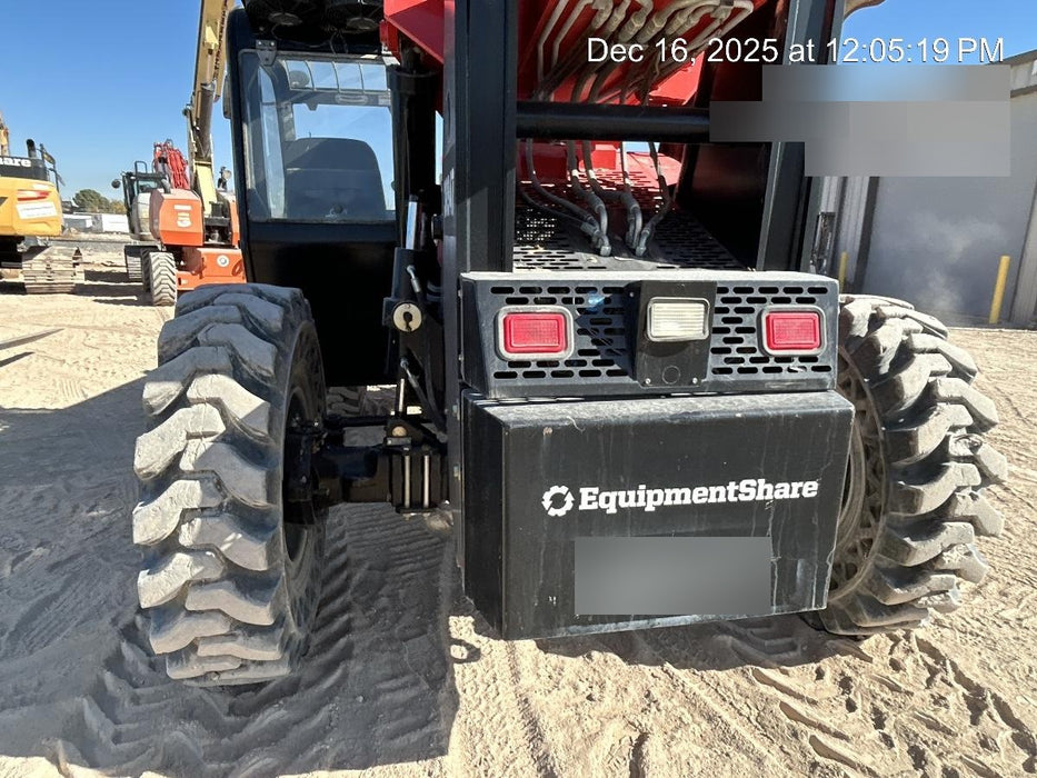 2019 Manitou MTA12042 120hp T4F, Cab/Heat/Air, Cab and Boom LED work lights, Auxiliary Hydraulics, Solid Tires, Amber strobe, Lift Hook 66" Carriage, 60" Forks