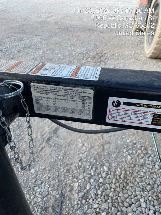 2022 Allmand NLV3GR (4) LED Light Fixture 350W, 23' Vertical Mast, 3kW Prime, Towable, Deep Sea L401, Leveling Jacks, Yanmar T4F 5.8hp