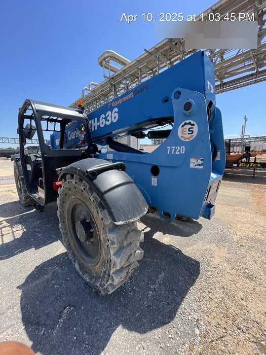 2018 Genie GTH-636 Genie GTH-636 w/Open ROPS, Solid Tires, Work Light/Beacon, 48" Carriage and Forks