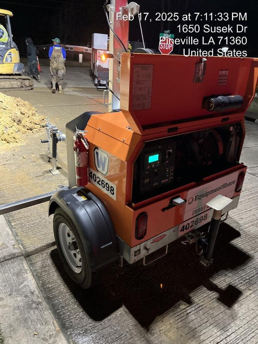 2024 Wanco WLTT-4MM4K Diesel, Deep Sea Controller, Shore Power Plug, Auto Start, (4) 350W LED Floodlights, 4kW Generator, 60 Gal Fuel Tank, 2" Ball, T3